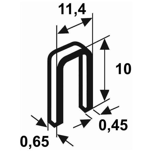 Скобы Rapid 53/10 (1,2М) для степлера, тип 53