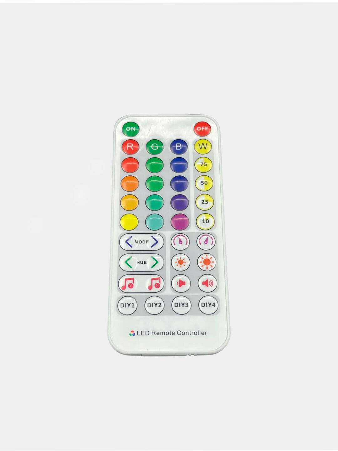 Контроллер для светодиодной ленты RGB+White 6A с ИК пультом (5V-12V-24V, 30W-72W-144W) Аудиоконтроллер, Bluetooth -управление с телефона - фотография № 4