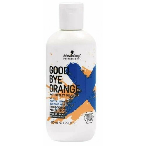Schwarzkopf Goodbye Orange - Нейтрализующий шампунь 300 мл schwarzkopf goodbye orange нейтрализующий шампунь 1000 мл