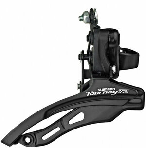 Переключатель передний Shimano Tourney TZ500 3х7/6 скоростей, нижняя тяга AFDTZ500DSDS6RHR