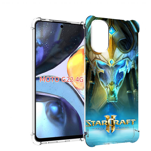 Чехол MyPads StarCraft II Legacy of the Void для Motorola Moto G22 4G задняя-панель-накладка-бампер чехол mypads starcraft ii legacy of the void для itel a27 itel p17 задняя панель накладка бампер