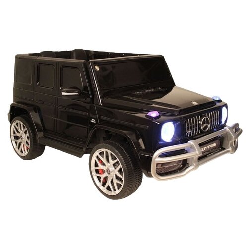 RiverToys Автомобиль Mercedes-AMG G63 4WD S307, черный глянец электромобиль barty mercedes benz g63 s307 4wd черный глянец полный привод 4x4 4 мотора