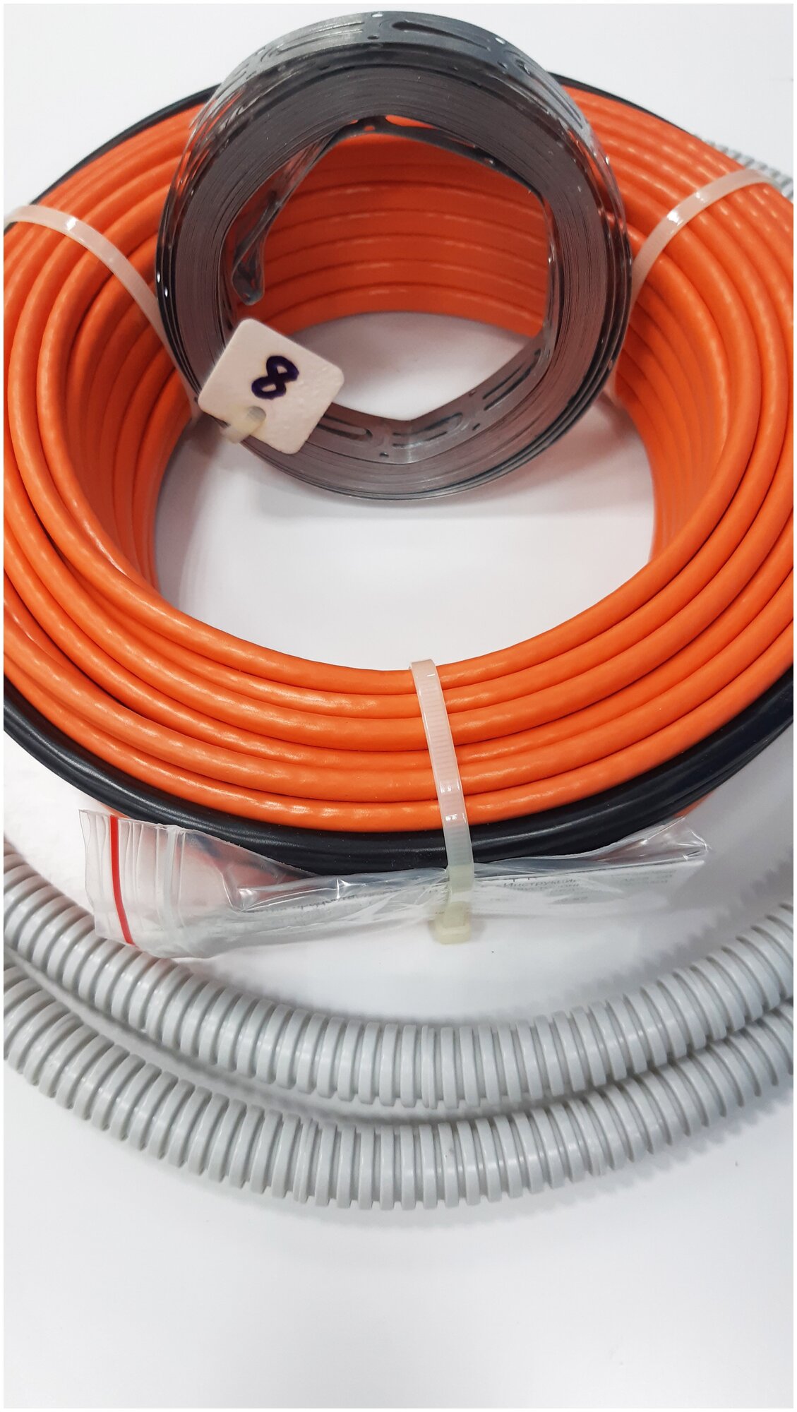 Теплый пол электрический, кабель нагревательный Национальный комфорт БНК-110 Вт - фотография № 5