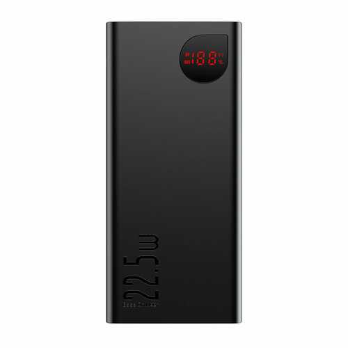 Внешний аккумулятор OS-Baseus Adaman Digital Display Fast Charge Power Bank 40000mAh 225W с кабелем USB - Type-C 03m PPAD020101 Черный 599000₽