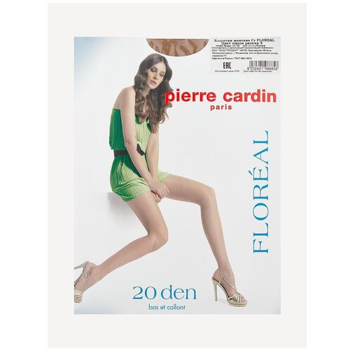 Колготки Pierre Cardin Floreal, 20 den, размер 2, visone