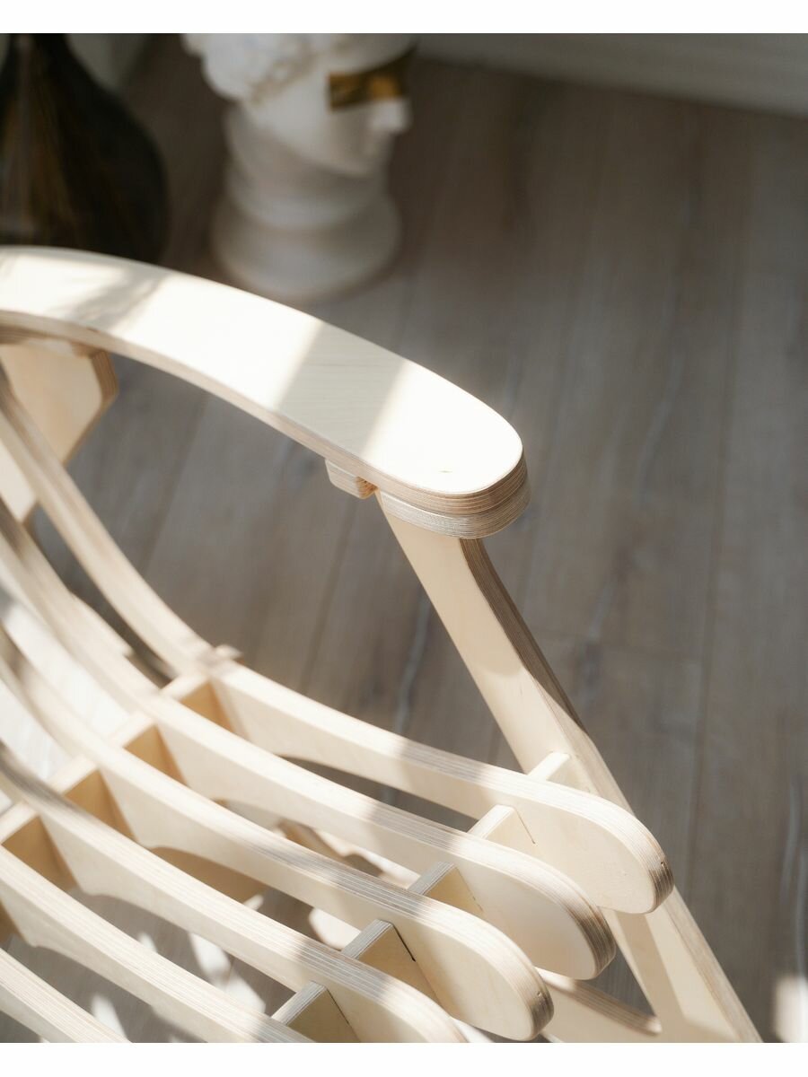 Кресло-качалка Малибу без шлифовки - фотография № 6