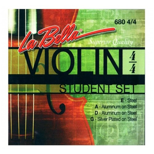 LA BELLA 680 4/4 Струны для скрипки la bella 680 комплект струн для скрипки