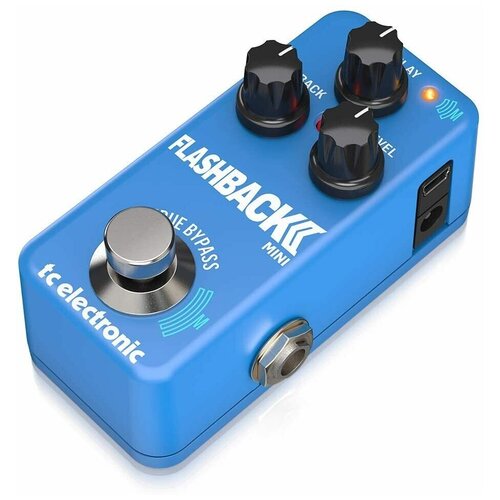 напольная гитарная эффект педаль tc electronic flashback 2 mini delay TC ELECTRONIC Flashback 2 Mini Delay Напольная гитарная эффект педаль в уменьшенном корпусе, дилей