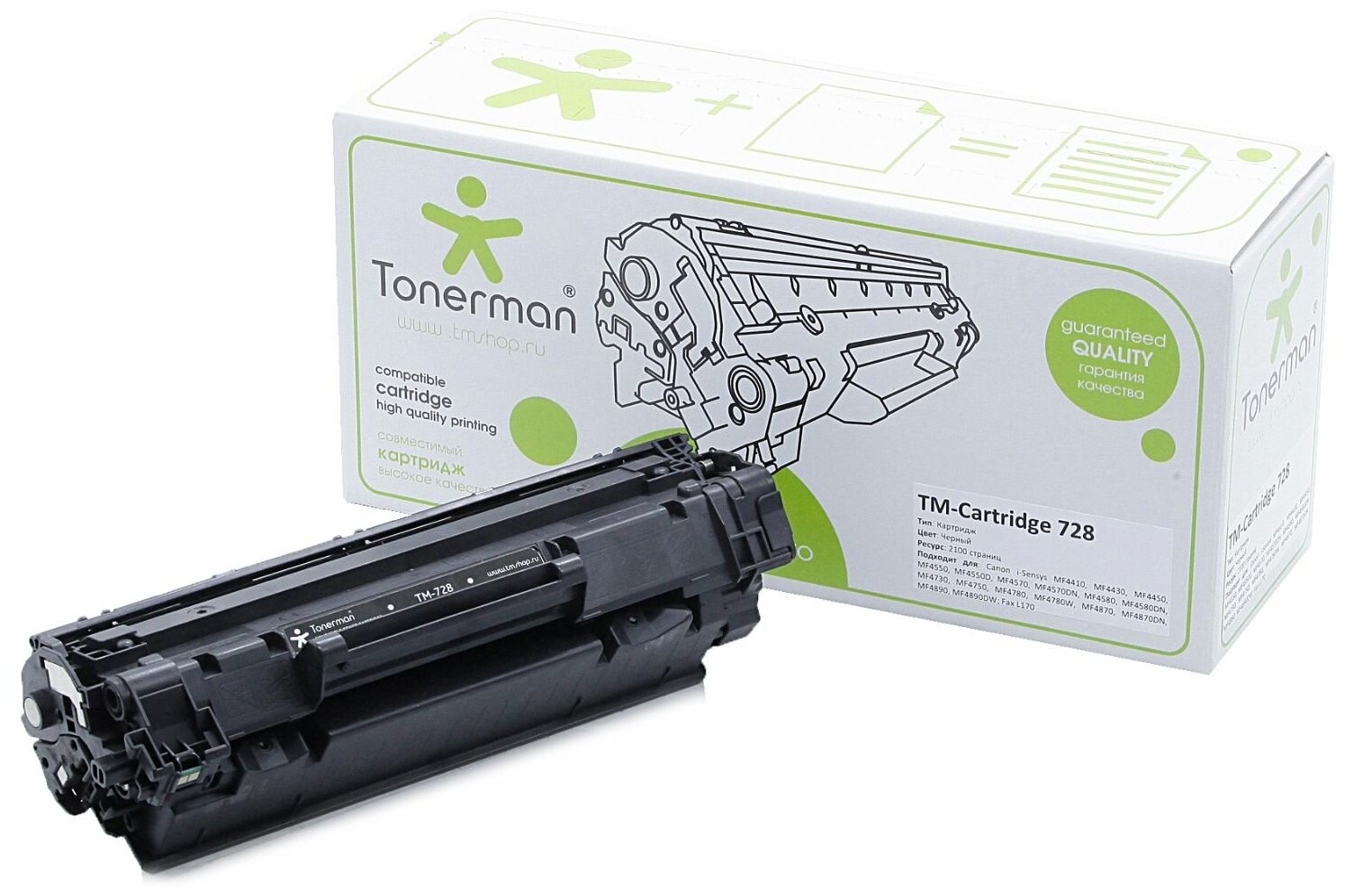 Картридж Tonerman 728 для Canon i-Sensys MF4410, MF4550, MF4730, MF4890; Fax L170