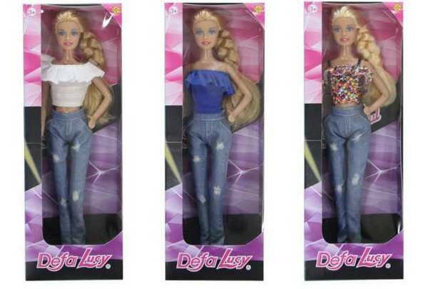 Кукла Defa Lucy Модница в топе и джинсах, 3 вида, 29 см