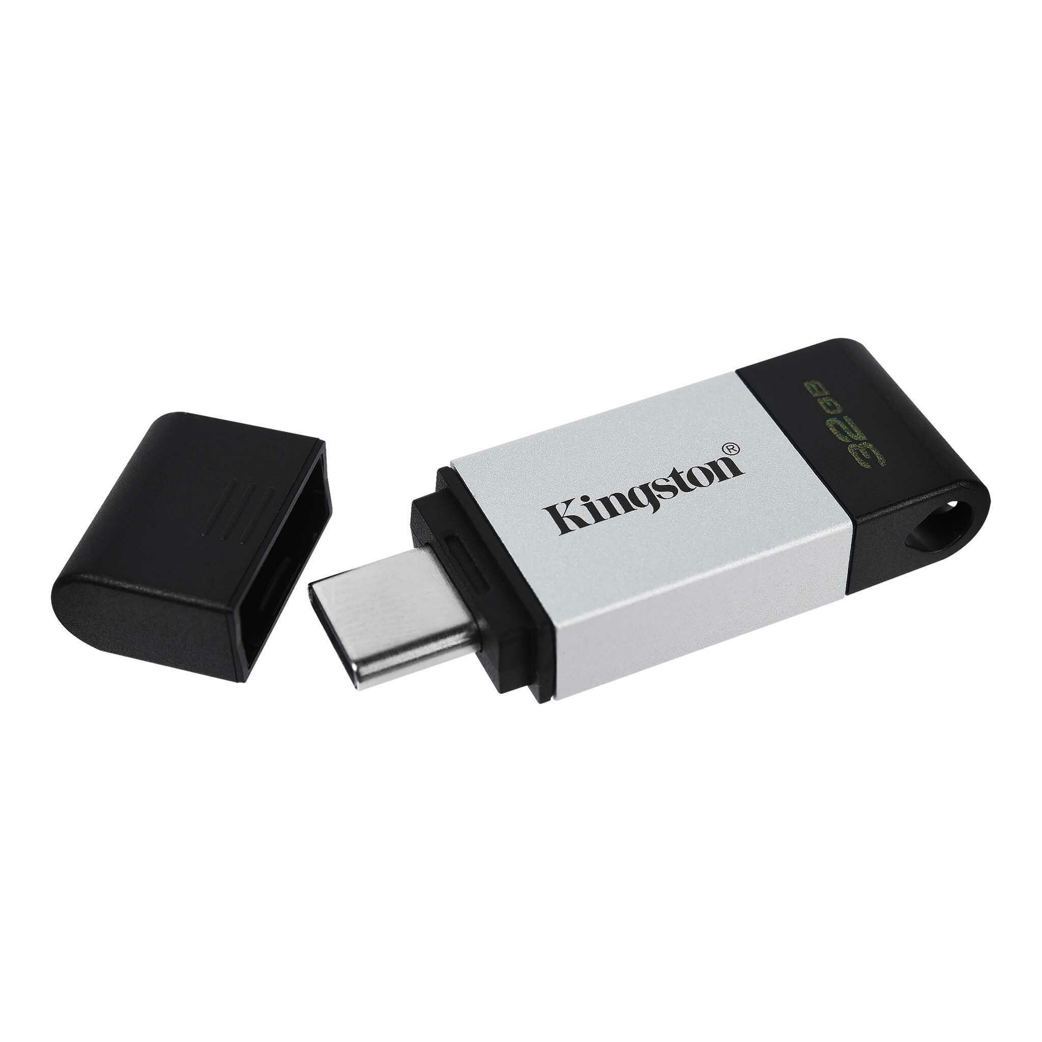 Флешка USB KINGSTON DataTraveler 80 32ГБ, USB3.0, черный - фото №10