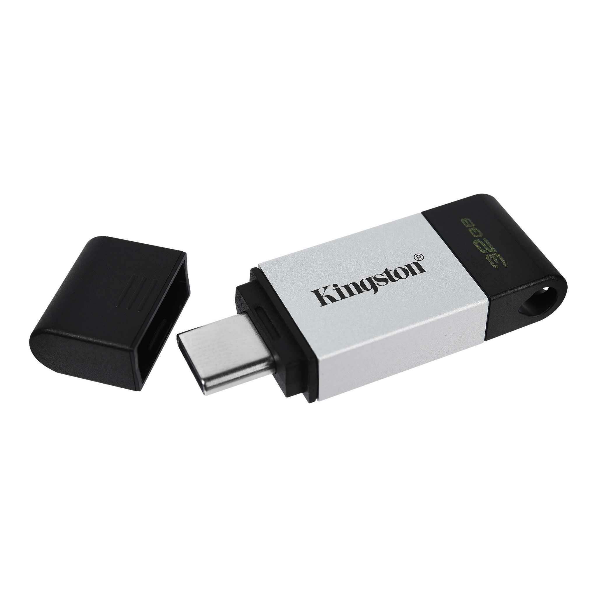 Флешка USB KINGSTON DataTraveler 80 128ГБ, USB3.0, черный - фото №10