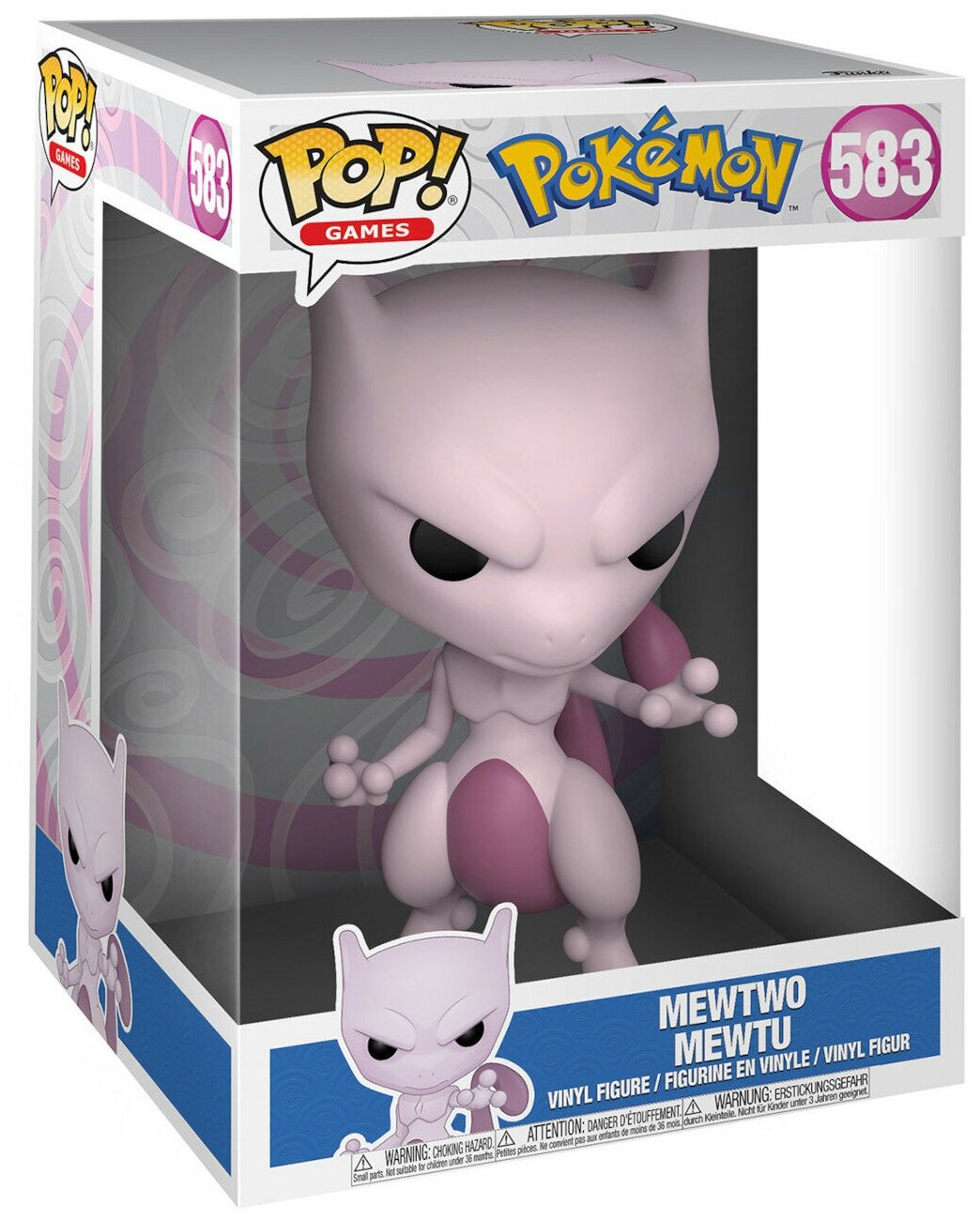 Фигурка Funko POP! Jumbo Pokemon Mewtwo 63699 (6625-A7AF-3BB3-5)