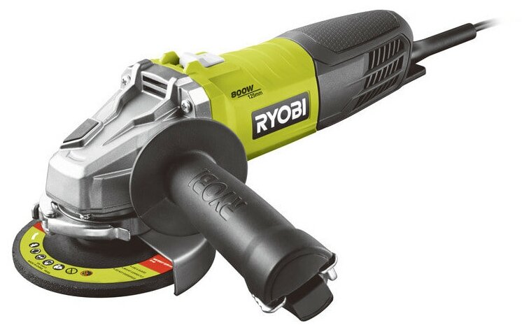 Машина угловая шлифовальная электрическая Ryobi RAG800-125S