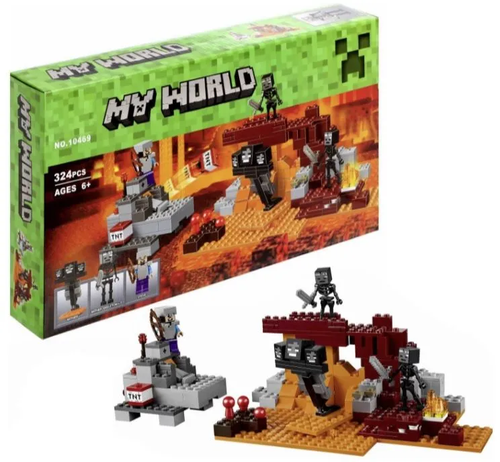 Конструктор Майнкрафт - Иссушитель / My World - серия Minecraft, детский набор для мальчиков и девочек на 324 деталей от 6 лет