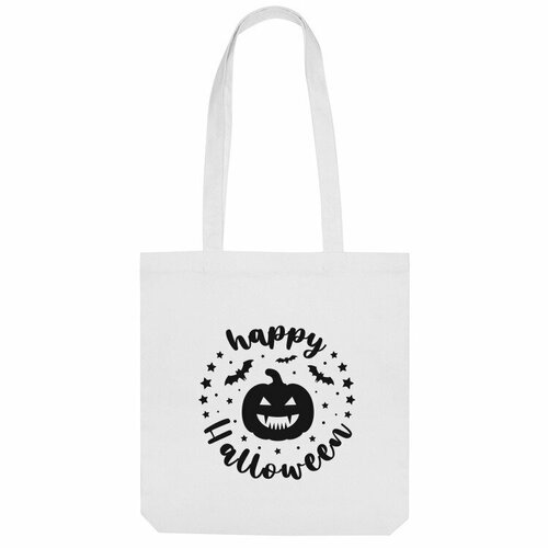 Сумка шоппер Us Basic, белый printio 3d кружка счастливого хэллоуина