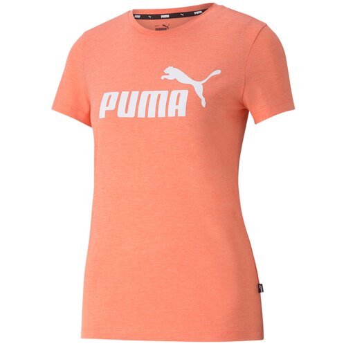 фото Футболка puma ess logo heather tee оранжевый s 58687624