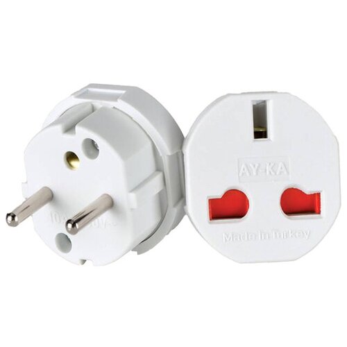 Английский адаптер (переходник) 13А 250В, белый