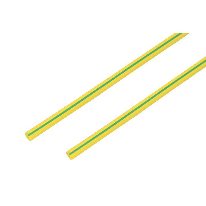Трубка термоусадочная 6.0/3.0 1м желт./зел. Rexant 20-6007 - фотография № 2