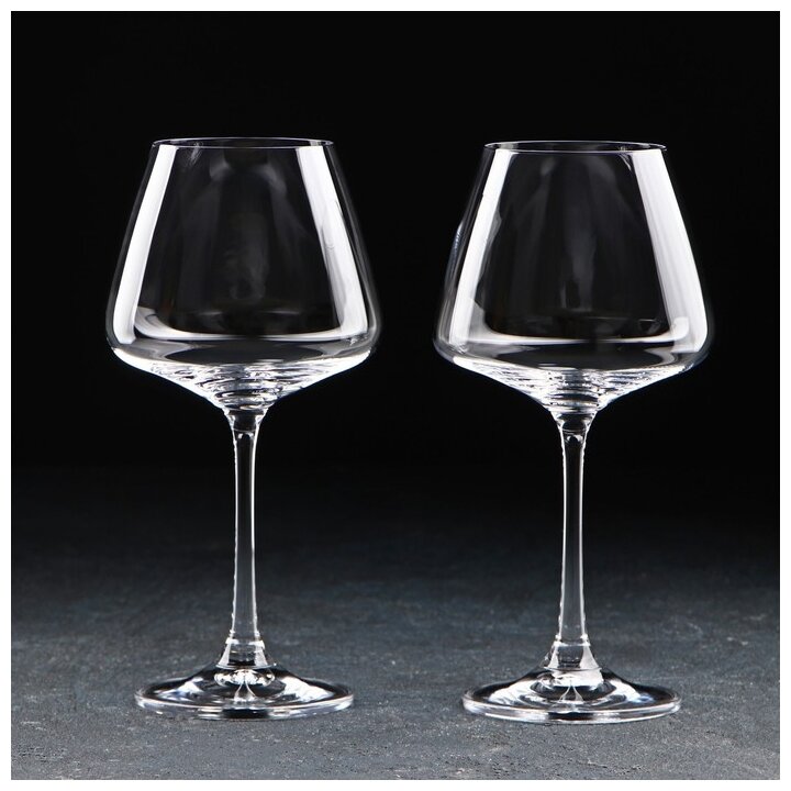 Набор бокалов для белого вина Corvus, 350 мл, 2 шт Crystalite Bohemia 9258203 .