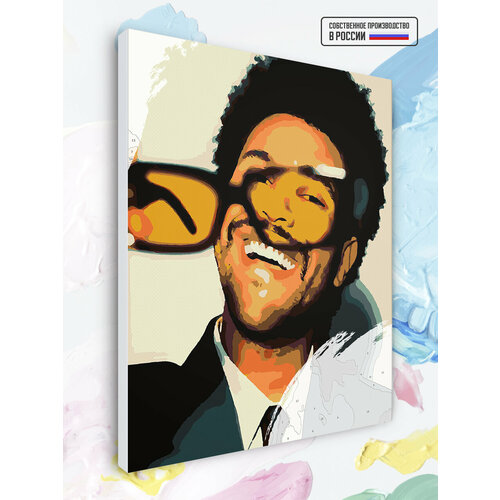 Картина по номерам The Weeknd, 30 х 40 см