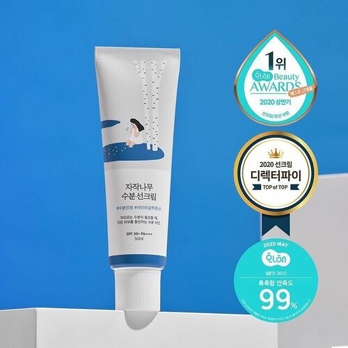 Увлажняющий солнцезащитный крем Round Lab Birch Juice Moisturizing Sun Cream SPF50+ PA4+ 50ml / ROUND LAB