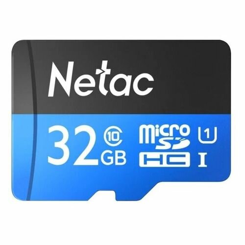 Карта памяти microSDHC UHS-I U1 NETAC P500 32 ГБ, 80 МБ/с, Class 10, NT02P500STN-032G-S, 1 шт, без адаптера