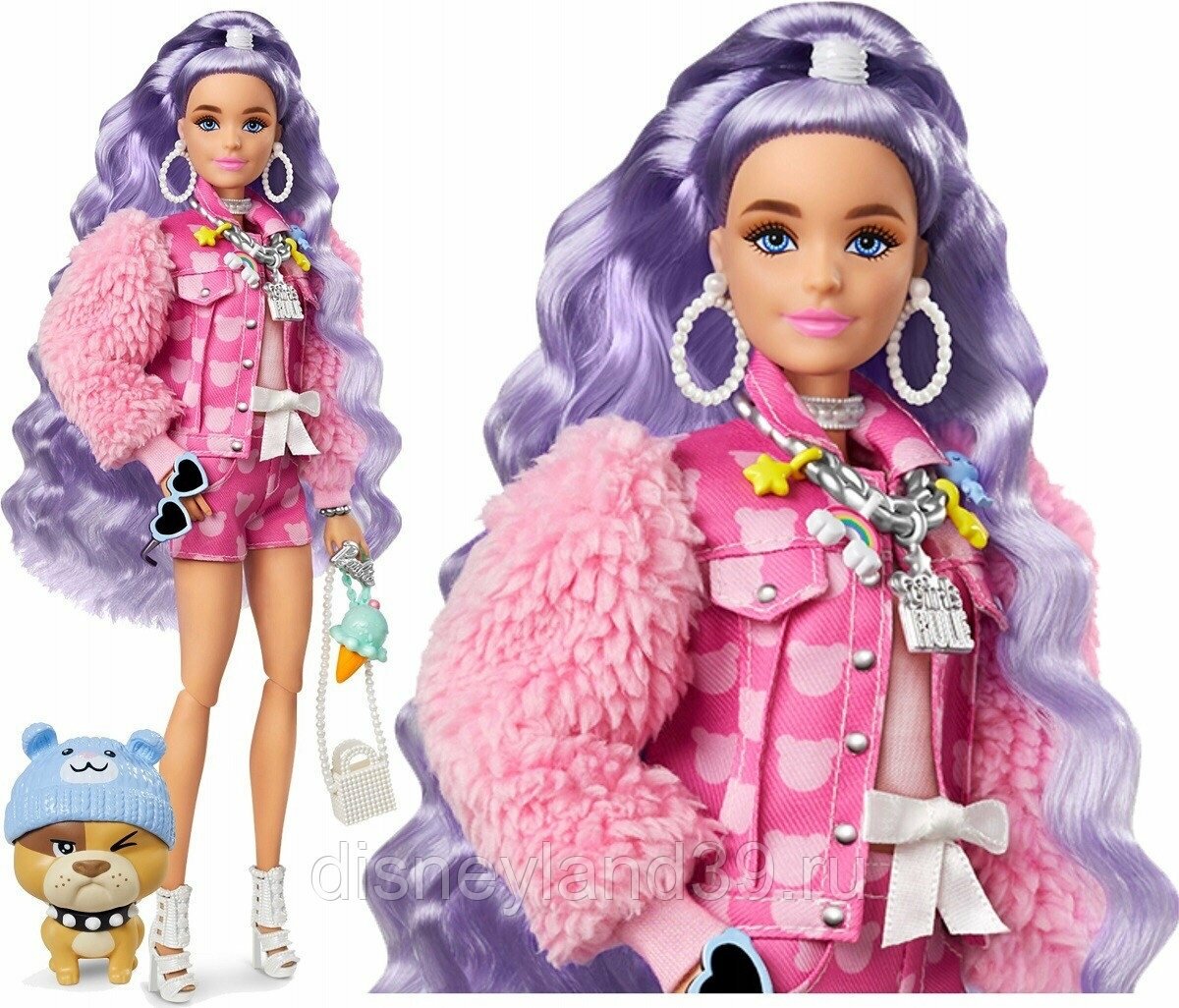 Barbie Кукла Экстра Милли с сиреневыми волосами - фото №14