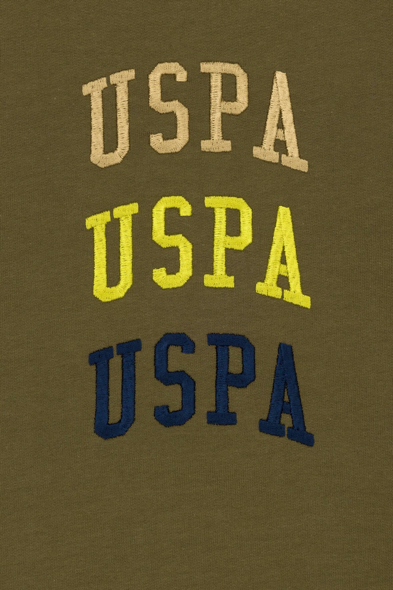 Свитшот U.S. POLO ASSN., размер 6_7, хаки — фото 1