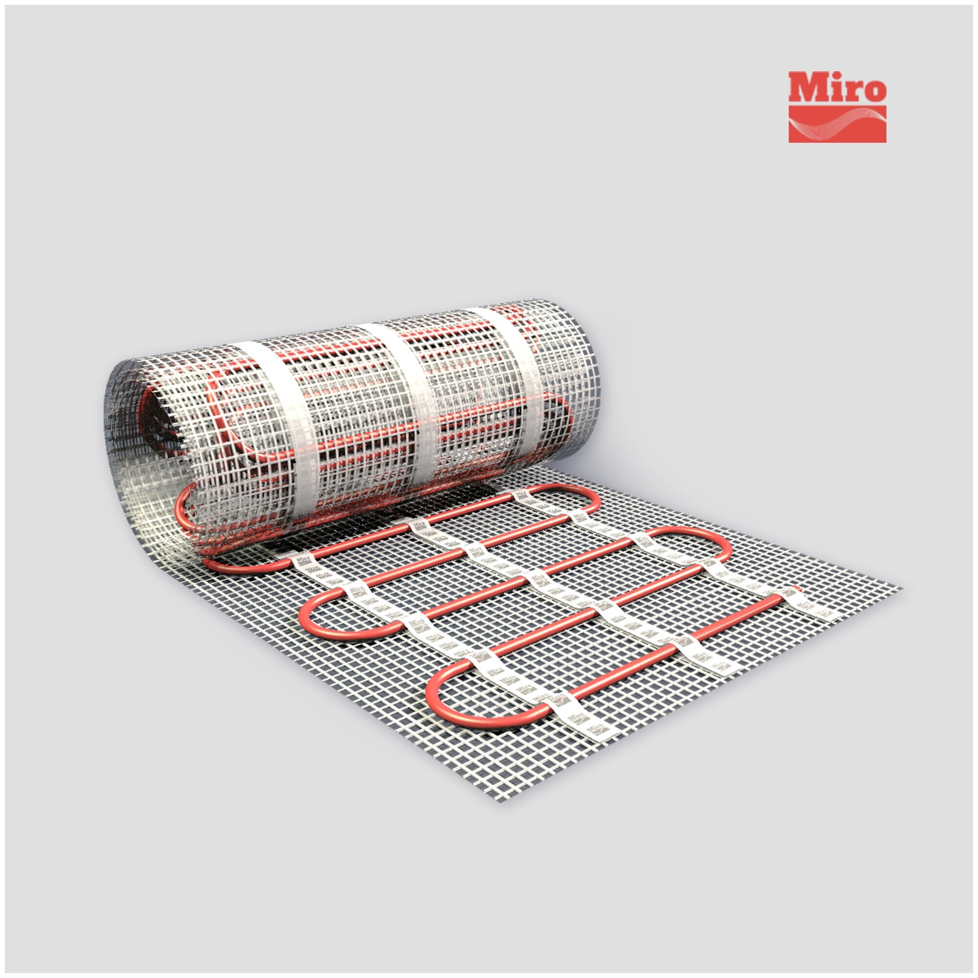 Нагревательный мат MIRO 0,5x6,0м, 600Вт (3,0м2)