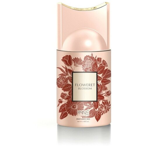 Дезодорант-спрей женский Prive Floweret Blossom, 250мл дезодорант спрей женский prive secret love pour femme 250мл