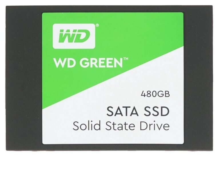 Твердотельный накопитель Western Digital WD Green SATA 480 ГБ SATA WDS480G3G0A - фотография № 2