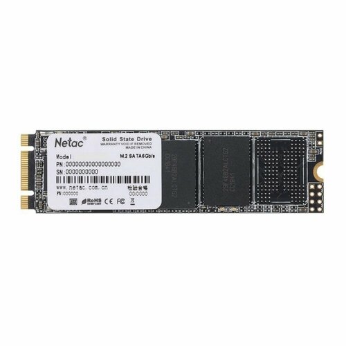 Накопитель SSD Netac N535N 2000Gb M.2 SATA-III (NT01N535N-002T-N8X) жесткий диск ssd m 2 256gb netac n535n r560 w520mb s sata 2280 nt01n535n 256g n8x 140 tbw