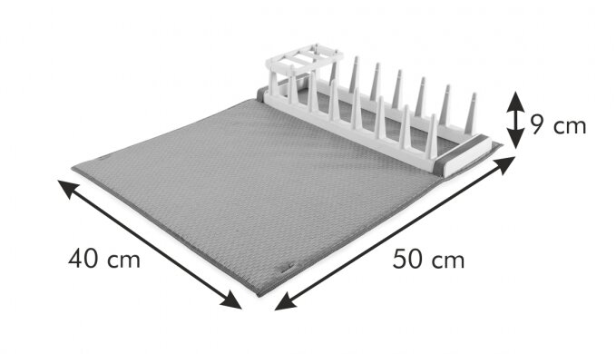 Сушилка для посуды Tescoma Clean Kit 900730, 40х50х9 см - фотография № 9