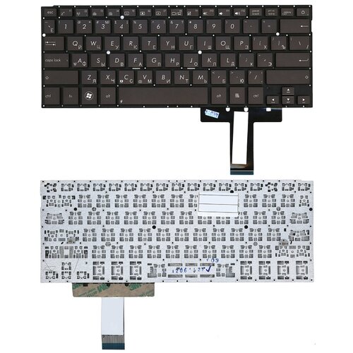 Клавиатура keyboard NSK-UQ50R для ноутбука Asus ZenBook UX31 UX31A UX31E UX32 UX32A VivoBook U38 U38D черная с подсветкой 1716₽