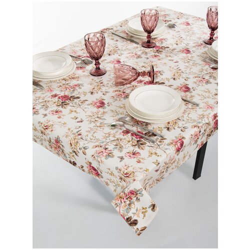 Скатерть «Elpida», «Розочки красные» (145х175 см)