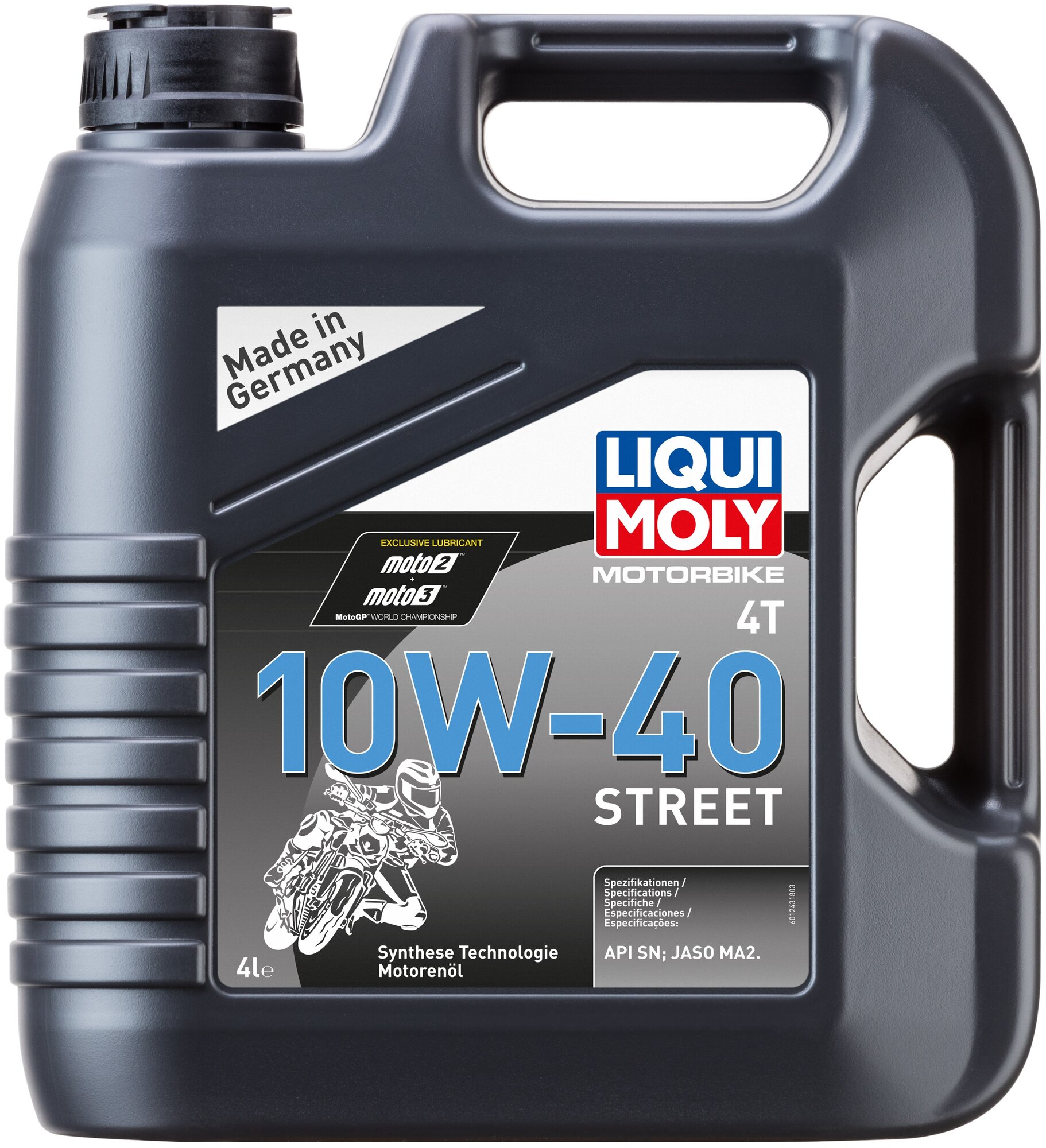 HC-синтетическое моторное масло LIQUI MOLY Motorbike 4T 10W-40 Street