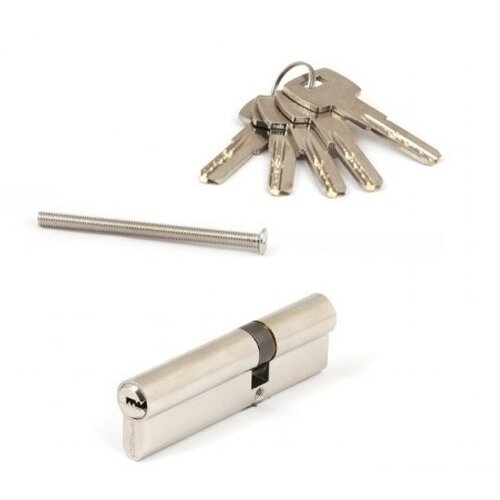 Цилиндр (Личинка замка) Apecs SM-105(40/65)-NI, никель, ключ-ключ