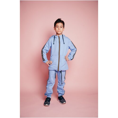 Комплект одежды DaEl kids, размер 128, голубой