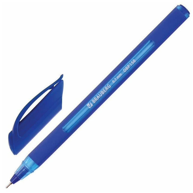 Комплект 12 шт. Ручка шариковая масляная B-B Extra Glide Soft Blue, синяя, узел 0,7 мм, линия письма 0,35 мм, 142926