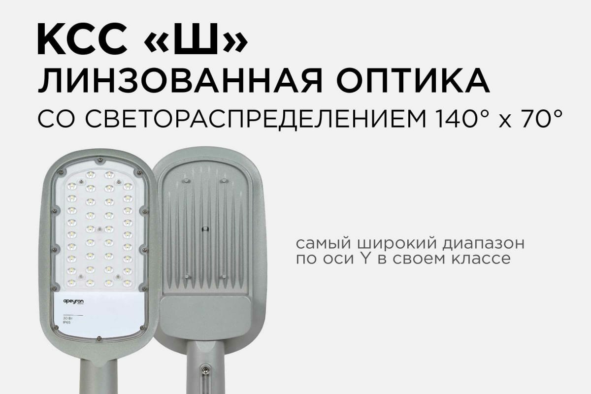 Уличный светодиодный консольный светильник Apeyron - фото №20