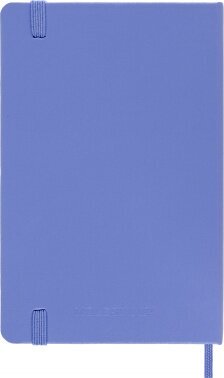 Блокнот MOLESKINE Classic, 192стр, без разлиновки, твердая обложка, голубая гортензия [qp012b42]