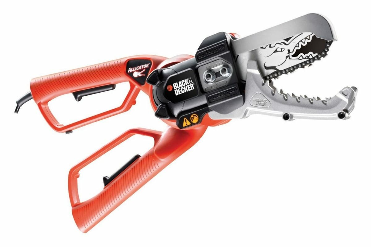 Цепная пила электрическая сетевая Black+Decker GK1000-QS Alligator, 550 Вт