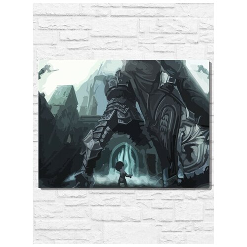 Картина по номерам на холсте игра Demon's Souls (PS, Xbox, PC, Switch) - 9815 Г 30x40 картина по номерам на холсте игра dark souls prepare to die ps pc xbox switch 11513 в 30x40