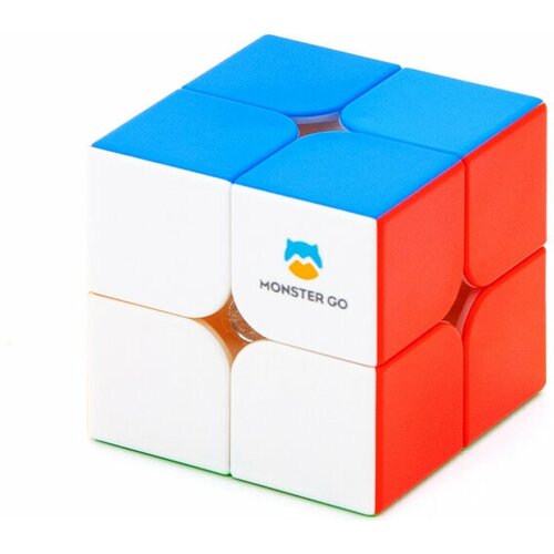 Скоростной Кубик Рубика Gan 2x2 MG 2х2 / Головоломка для подарка / Цветной пластик