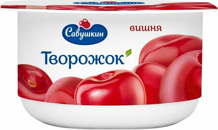 Творожок Савушкин Вишня 3.5% 120г