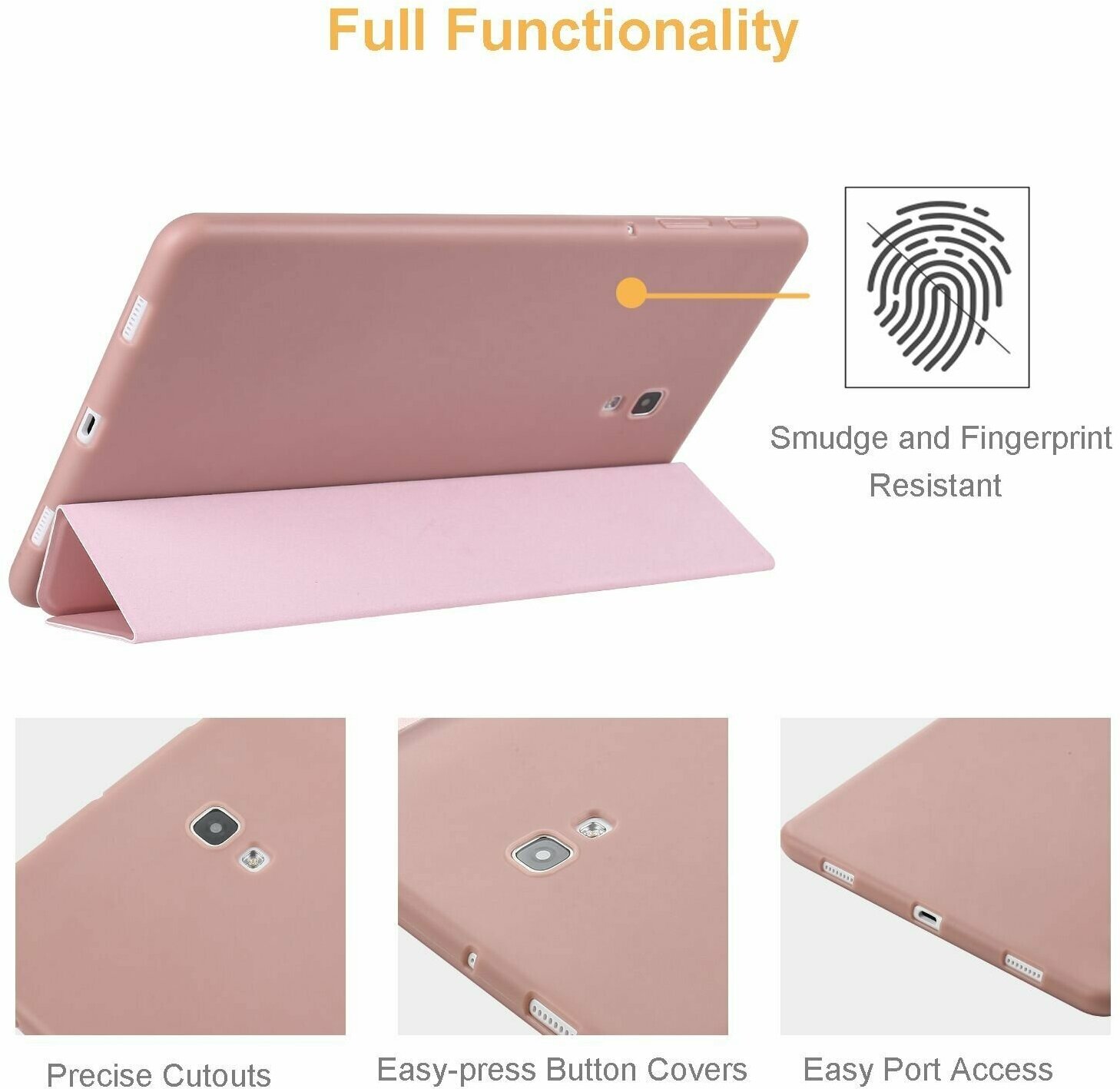 Чехол Samsung Galaxy Tab A2 SM-T590 / SM-T595 10.5" с охлаждением розовый - фотография № 5