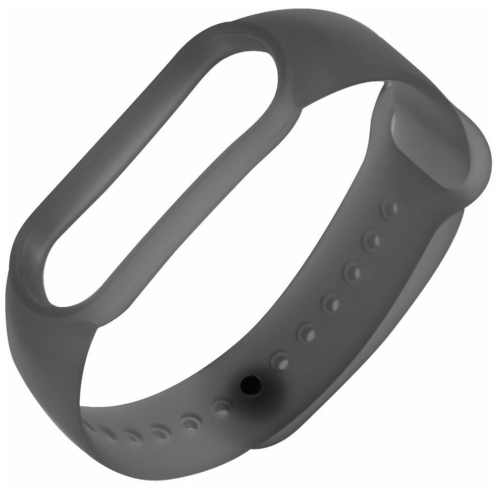 Aксессуар Ремешок Red Line для Xiaomi Mi Band 5 Silicone Transparent-Black УТ000022690