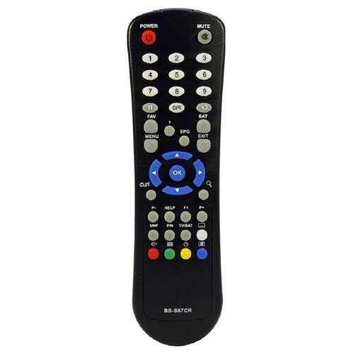 Пульт для ресивера Bigsat BS-S67CR (Euromax EM 777, EM 999) SAT, BOX / Amiko