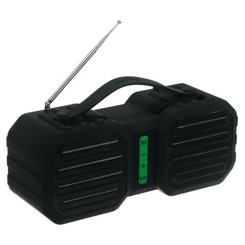 Портативная колонка STAND FM MP3 microSD USB AUX 10 Вт 2400 мАч черная 278000₽